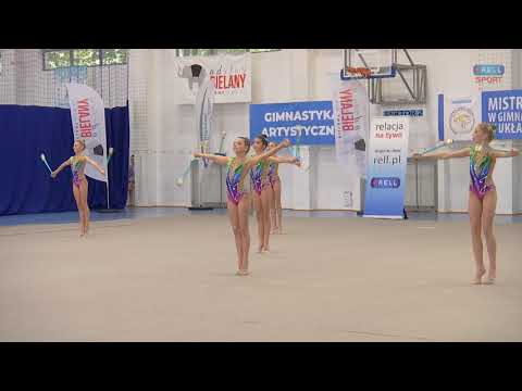 Mistrzostwa Polski Zbiorówek 2019 Warszawa UKS JANTAR GDYNIA KL II wykonanie1