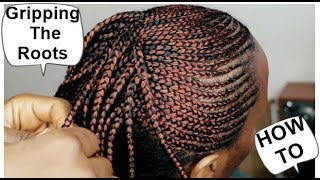Tips and Tricks Gripping The Roots Of CORNROWS ON A LAZY DAY TUTORIAL TRY THIS STYLE