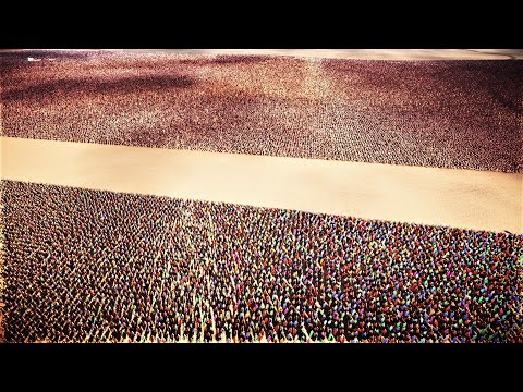 100,000 Spartans Vs 350,000 Orcs | Ultimate Epic Battle Simulator 2 | UEBS 2