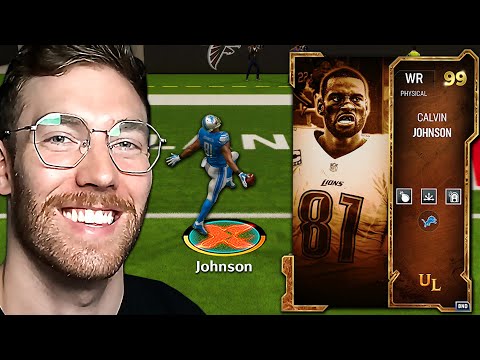 Using 99 Overall Calvin Johnson!! Best WR In MUT?