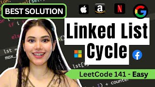 YouTube video 'Linked List Cycle - LeetCode 141 - Python #blind75 #leetcode'