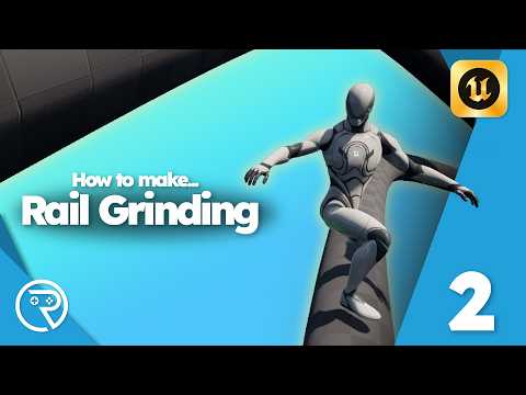 Unreal Engine 5 Tutorial -  Rial Grinding Part 2: Movement on Rail