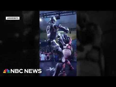 Promoter of human vs. robot kickboxing match sees demand for more