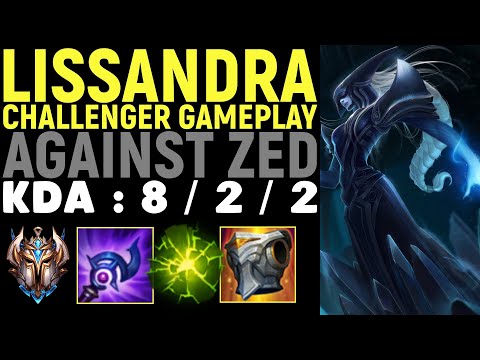 Lissandra vs. Zed | Challenger Mid Gameplay | League of Legends Patch 9.4