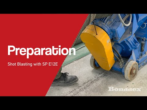 [範本] Preparation 地坪前處理 - Shot Blasting with SPE12E （拋丸機)