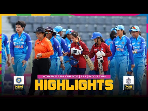 ACC | Women's Asia Cup 2022 | Semi-Final 1 | India vs Thailand