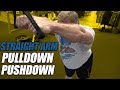 Exercise Index - Straight Arm Pulldown Pushdown