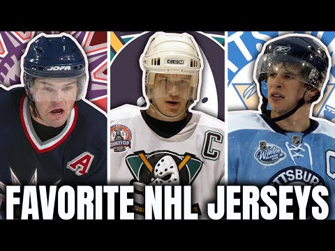 My FAVORITE Jersey From EVERY NHL Team! (Best NHL Jerseys of All Time/Retro Jersey Breakdown)