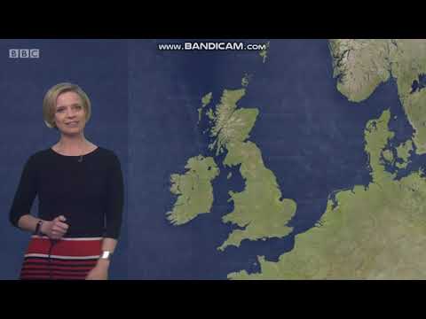 Sarah Keith-Lucas BBC Weather late evening 2019 03 17