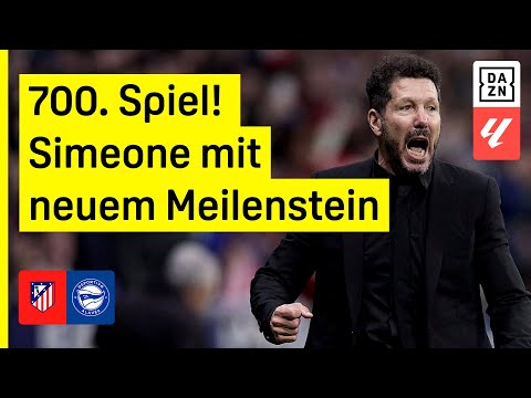 Atletico siegt spät und knapp bei Simeone-Jubiläum: Atletico Madrid - Alaves | LaLiga | DAZN