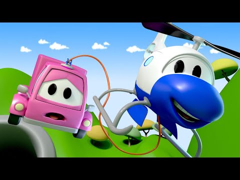 Auto Patrola u Auto Gradu 🚓 🚒  Rupa -  Crtani sa kamionima za djecu