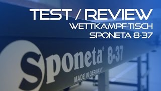 Test/Review: Unboxing Sponeta Tisch S8-37 | Tischtennis Helden
