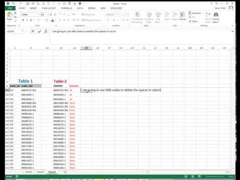 VBA excel function delete spaces