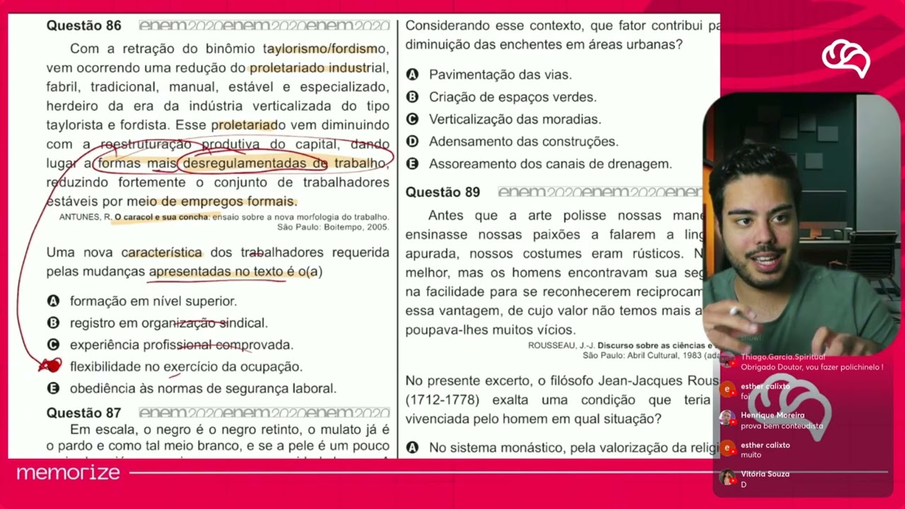 Resolução em Vídeo — Questão 86 ENEM 2020 PPL