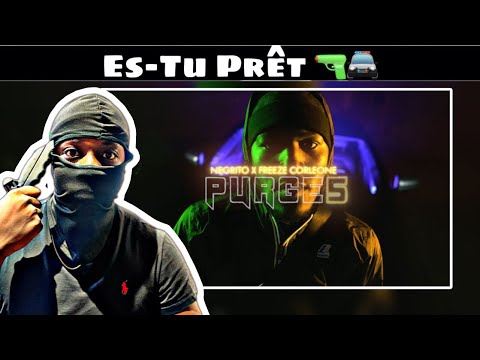 American Reaction To Negrito x Freeze Corleone - La Purge V (Clip Officiel) 🇫🇷