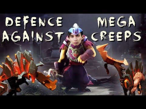 DEFENCE AGAINST MEGA CREEPS (SingSing Dota 2 Highlights #1236)
