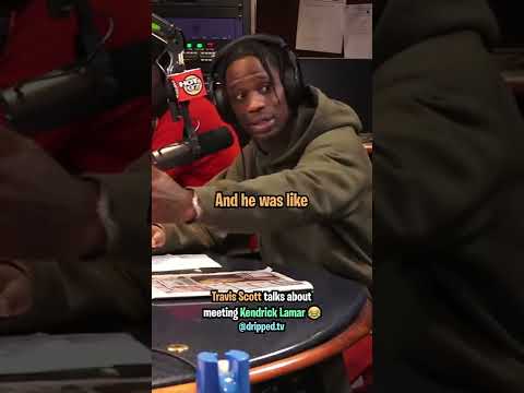 Travis Scott Talks About Meeting Kendrick Lamar ????
