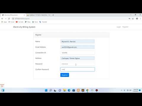 Electricity Billing System (LARAVEL)
