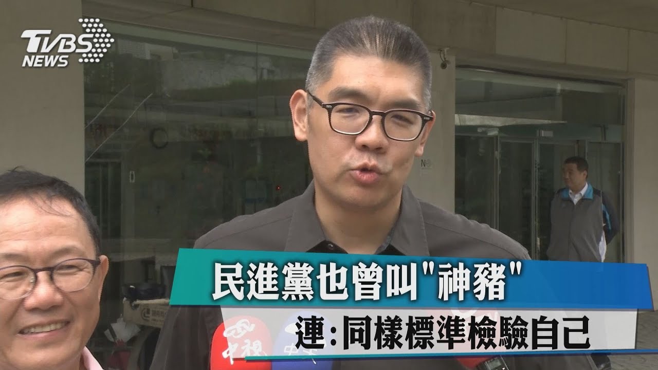 民進黨也曾叫「神豬」　連：同樣標準檢驗自己