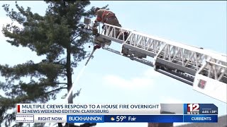 Department still on scene of overnight fire in Clarksburg
