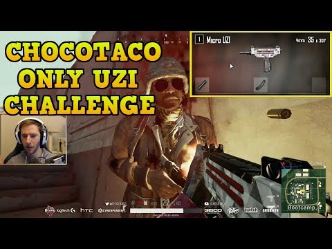 CHOCOTACO ONLY MICRO UZI CHALLENGE | PLAYERUNKNOWN'S BATTLEGROUNDS (10/19/18)