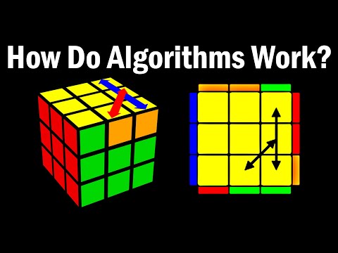 Part of a video titled How Algorithms ACTUALLY Work on the Rubik's Cube - YouTube