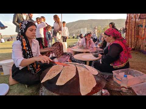 Kurdish Princess! What a Beautiful Food Festival in Kurdistan!