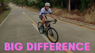 He upgraded his Trek Domane AL2 Disc!