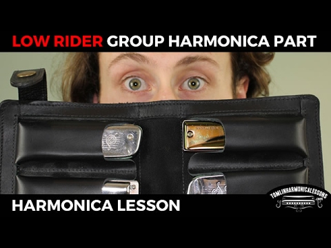 Blues Harmonica Lesson - 4 Part Ensemble Version Of Low Rider By War on a C Harmonica