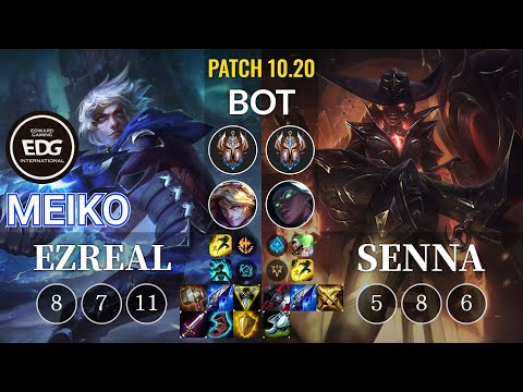 EDG Meiko Ezreal vs Senna Bot - KR Patch 10.20