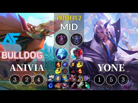 AF.A BuLLDoG Anivia vs Yone Mid - KR Patch 11.2