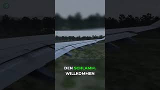 Startabbruch bei Vollgas – Airbus rutscht von der Piste! #aviation #incident