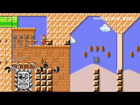 Super Mario Maker 2 🔧 Chomp Thwomp Ruins 🔧 by ArthurSMM2