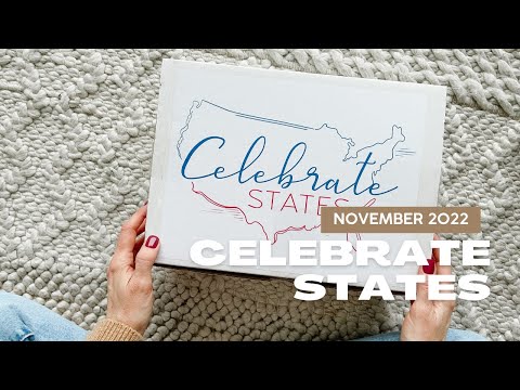 Celebrate States Unboxing November 2022