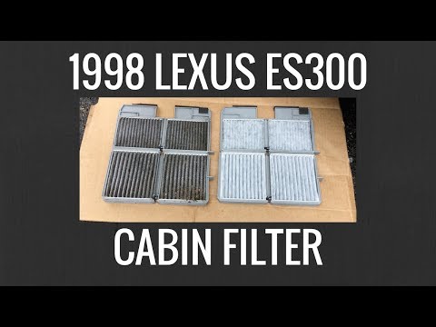 97-01 Lexus ES300 Cabin Air Filter Replacement