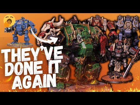 Painting my 13th Redemptor Dreadnought for Salamanders!