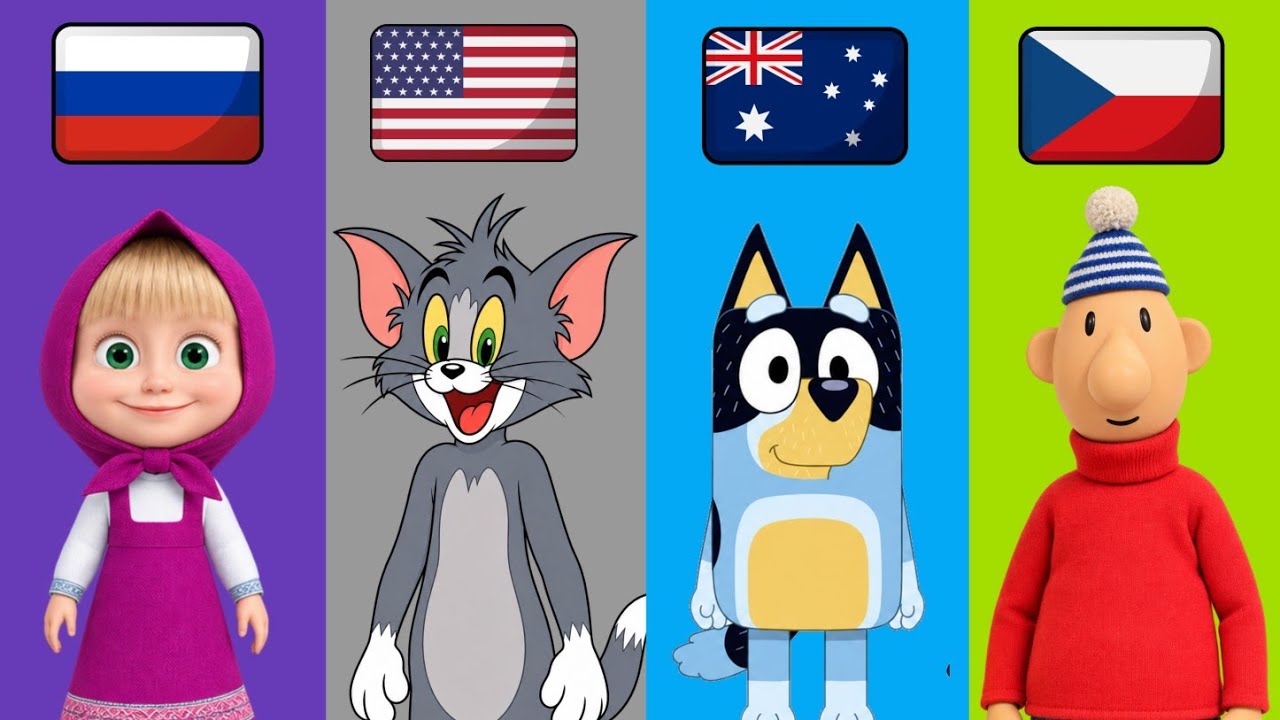 Cartoons From Different Countries | Part 3