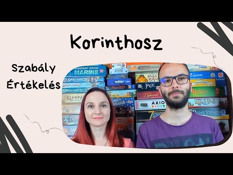 Kockázz egy görög piacon! Korinthosz társasjáték játékbemutató és szabályismertető - Társasozz Okosan!