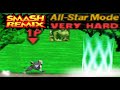 Smash Remix All Star Mode Gameplay With Polygon Fox VERY HARD