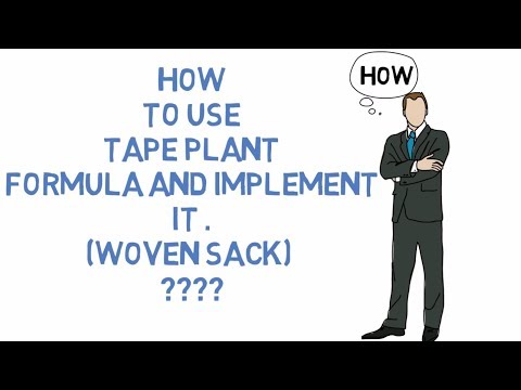 Advanced Woven Sack Tape Plant