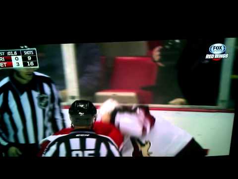 Smith fight.  RedWings vs Coyotes
