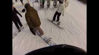 preview picture of video 'Snowboarding on Bydgsiljum - Stoffel's helmet cam'
