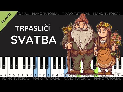 Trpasličí svatba - Zdeněk Svěrák, Jaroslav Uhlíř - Ať žijí duchové (piano tutorial)