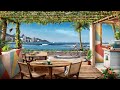 Bossa Nova Beach Cafe Ambience With Relaxing Bossa Nova And Crashing Waves