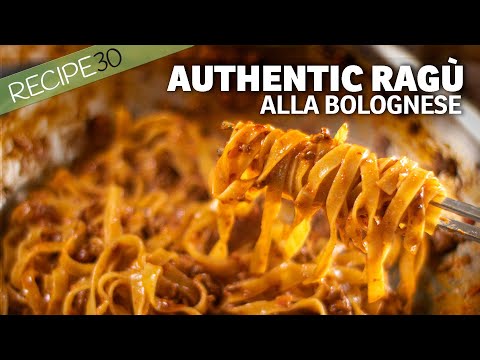 Look no further! How to cook Authentic Ragù Alla Bolognese, with Tagliatelle