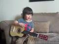 Aaron Singing The ABC Song With Guitar