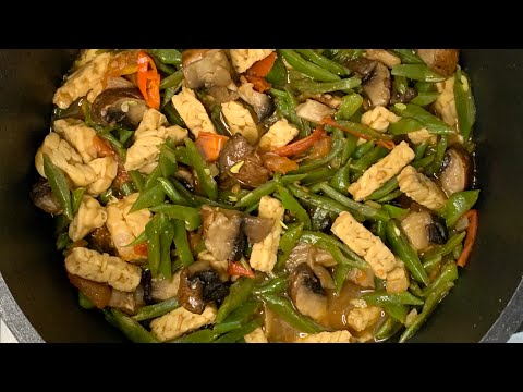 Simple Easy Tasty Vegetarian Tempeh Taocoh - Indonesian Cuisine