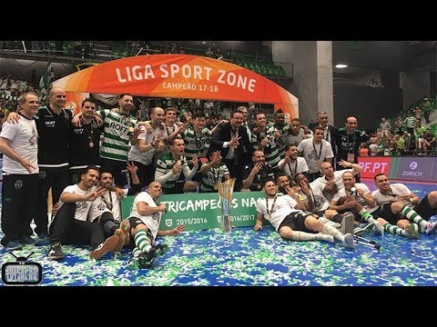 SPORTING TRICAMPEÃO! Jogo Completo Sporting X Benfica | 5º Jogo | Liga Portuguesa de Futsal 2018