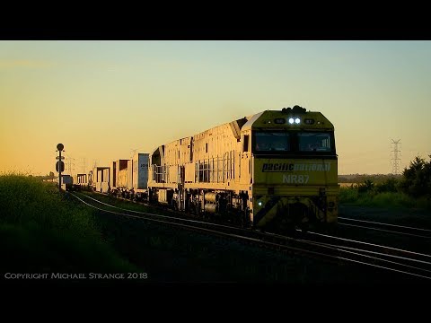 6PM6 Pacific National Freight Train - PoathTV Australian Railways