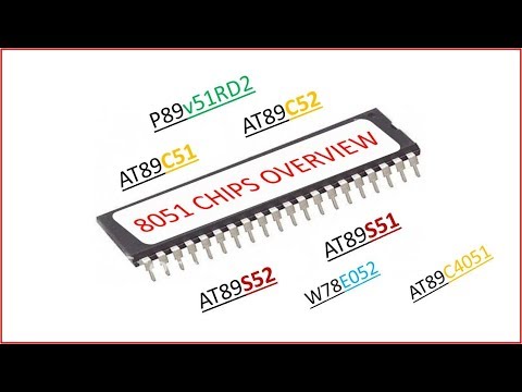 8051 Microcontroller ICs : Overview - (1/3)